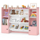 Kids Toy Storage and Bookshelf with Boxes and Open Shelves by LJGDeals