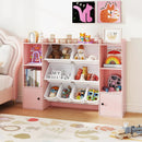 Kids Toy Storage and Bookshelf with Boxes and Open Shelves by LJGDeals