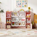 Kids Toy Storage and Bookshelf with Boxes and Open Shelves by LJGDeals