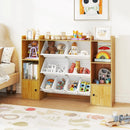 Kids Toy Storage and Bookshelf with Boxes and Open Shelves by LJGDeals