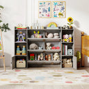 Kids Toy Storage and Bookshelf with Boxes and Open Shelves by LJGDeals