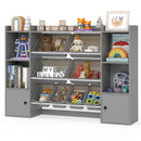 Kids Toy Storage and Bookshelf with Boxes and Open Shelves by LJGDeals