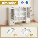 Kids Toy Storage and Bookshelf with Boxes and Open Shelves by LJGDeals