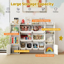 Kids Toy Storage and Bookshelf with Boxes and Open Shelves by LJGDeals