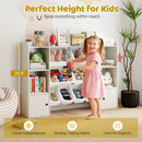 Kids Toy Storage and Bookshelf with Boxes and Open Shelves by LJGDeals