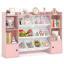 Kids Toy Storage and Bookshelf with Boxes and Open Shelves by LJGDeals