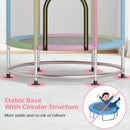 55" Kids Trampoline Gift for for 3-6 Years Old Boys and Girls