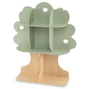 Kids Tree Bookshelf 45" Tall Freestanding Bookcase with Open Shelves-Green by DirectDeals