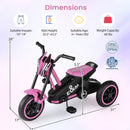 Kids Tricycle 3-Wheel Toddler Bike with Foot Pedals Forward Backward by LJGDeals