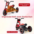 Kids Tricycle 3-Wheel Toddler Bike with Foot Pedals Forward Backward