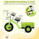Kids Tricycle with 15-Inch Inflatable Rubber Tires by LJGDeals