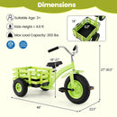 Kids Tricycle with 15-Inch Inflatable Rubber Tires