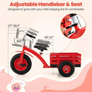 Kids Tricycle with 15-Inch Inflatable Rubber Tires by DirectDeals