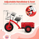 Kids Tricycle with 15-Inch Inflatable Rubber Tires