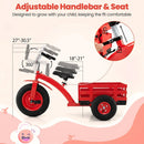 Kids Tricycle with 15-Inch Inflatable Rubber Tires by LJGDeals