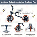 4-in-1 Kids Trike Bike with Adjustable Parent Push Handle and Seat Height-Navy