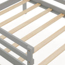 Kids Twin Size Bed with 2 Drawers Solid Wood Bed with Blackboard by LJGDeals