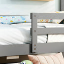 Kids Twin Size Bed with 2 Drawers Solid Wood Bed with Blackboard by LJGDeals