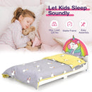 Children Twin Size Upholstered Platform Single Bed by LJGDeals
