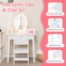 Kids Vanity Set with Lighted Mirror