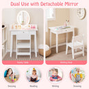 Kids Vanity Set with Lighted Mirror