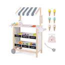 Kids Wooden Ice Cream Cart with Chalkboard and Storage by LJGDeals