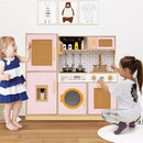 Kids Wooden Kitchen Playset with Realistic Lights and Sounds by LJGDeals