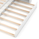 Twin/Full Kids Wooden Platform Bed with Trundle Storage Headboard by LJGDeals