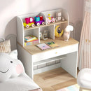Kids Wooden Study Desk Writing Table with Hutch and Drawer by DirectDeals