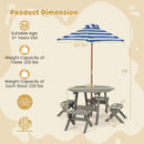Kids Wooden Table Set for Children Aged 3+ Years by LJGDeals