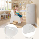 Kids Writing Desk and Chair Set with Side Bookshelves by LJGDeals