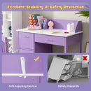 Kids Wooden Writing Furniture Set with Drawer and Storage Cabinet by LJGDeals