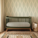 Sage Ogee Sketch Ovals Wallpaper