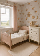 Vintage Heirloom Floral Bouquet Wallpaper - Warm Beige