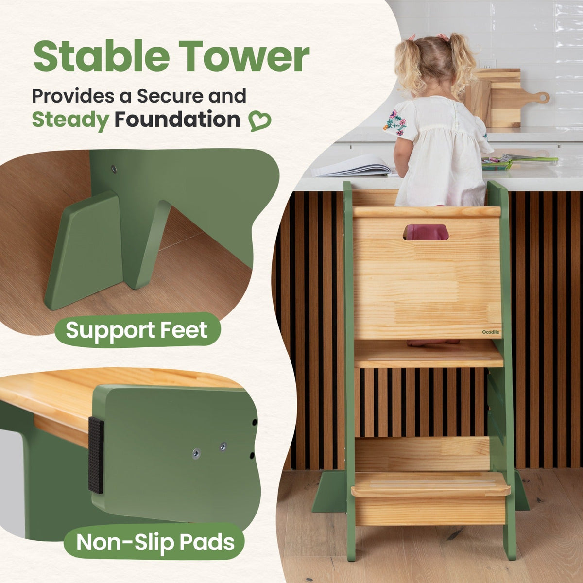 Standing Toddler Tower with Sliding Safety Door, photo 30 of 40