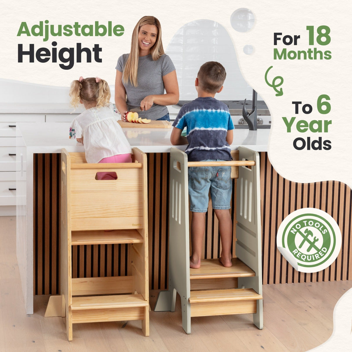 Standing Toddler Tower with Sliding Safety Door, photo 39 of 40