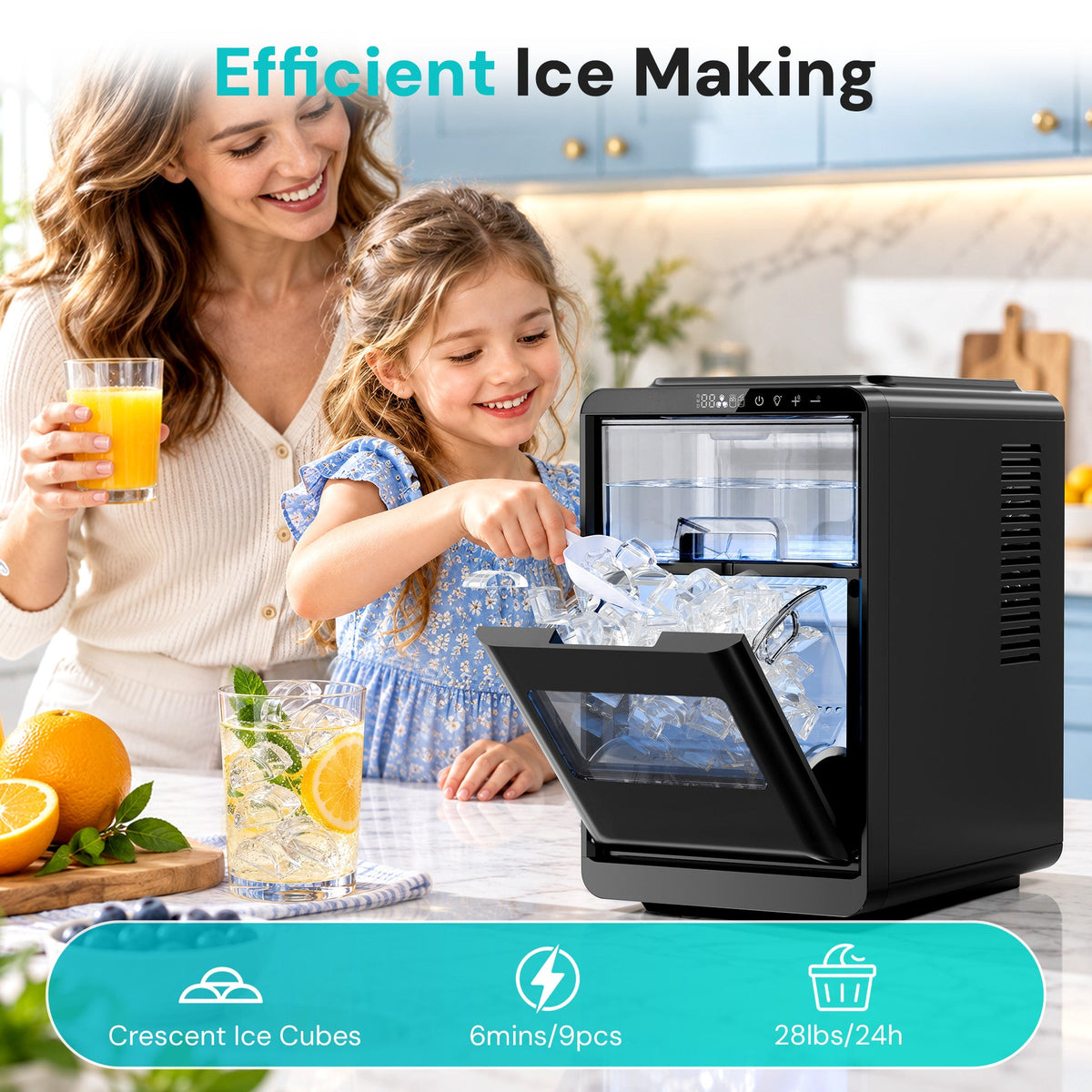 Kismile Clear Square Ice Cubes Maker 58003RIM0, photo 26 of 31