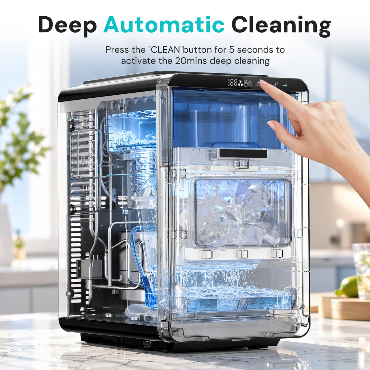 Kismile Clear Square Ice Cubes Maker 58003RIM0, photo 28 of 31