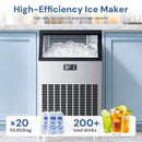 200LBS Freestanding Commercial Ice Maker Z5895 by Kismile