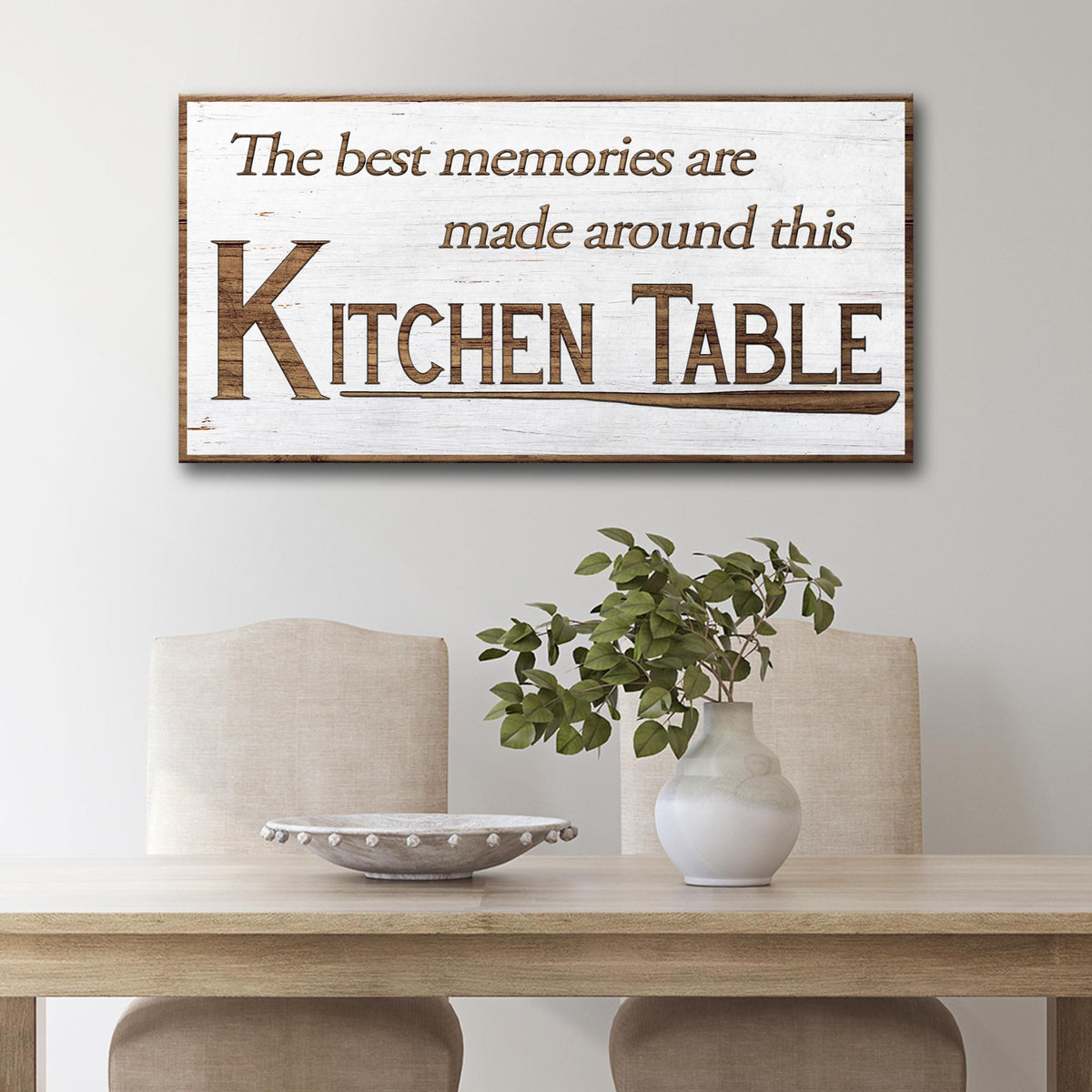 Kitchen Table Wall Art Sign, photo 2 of 7