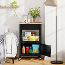 Rolling Kitchen Island Cart with Drawer and Side Hooks by LJGDeals