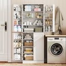 Kitchen Pantry Cabinet 65.5 Inch Freestanding Tall Buffet Cupboard by DirectDeals