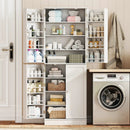 Kitchen Pantry Cabinet 65.5 Inch Freestanding Tall Buffet Cupboard by LJGDeals