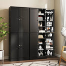 Kitchen Pantry Cabinet 65.5 Inch Freestanding Tall Buffet Cupboard by LJGDeals