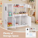 Toddler Pretend Play Kitchen Toy with Stove for 3+ Boys and Girls-White by LJGDeals