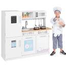 Toddler Pretend Play Kitchen Toy with Stove for 3+ Boys and Girls-White by LJGDeals