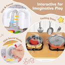 Toddler Pretend Play Kitchen Toy with Stove for 3+ Boys and Girls-White by LJGDeals