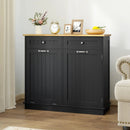 Kitchen Tilt Out Trash Cabinet with 2 Drawers and Adjustable Shelf by LJGDeals