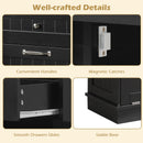 Kitchen Tilt Out Trash Cabinet with 2 Drawers and Adjustable Shelf by LJGDeals