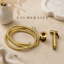 Kitchen Unlacquered Brass Hand Sprayer by Palmeraies
